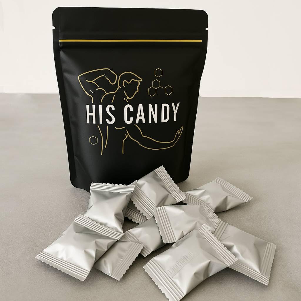 HIS CANDY Energy Boosting Candy Workout Aid for Maximizing Performance, Vitality and Endurance, Pack of 10 Lozenges