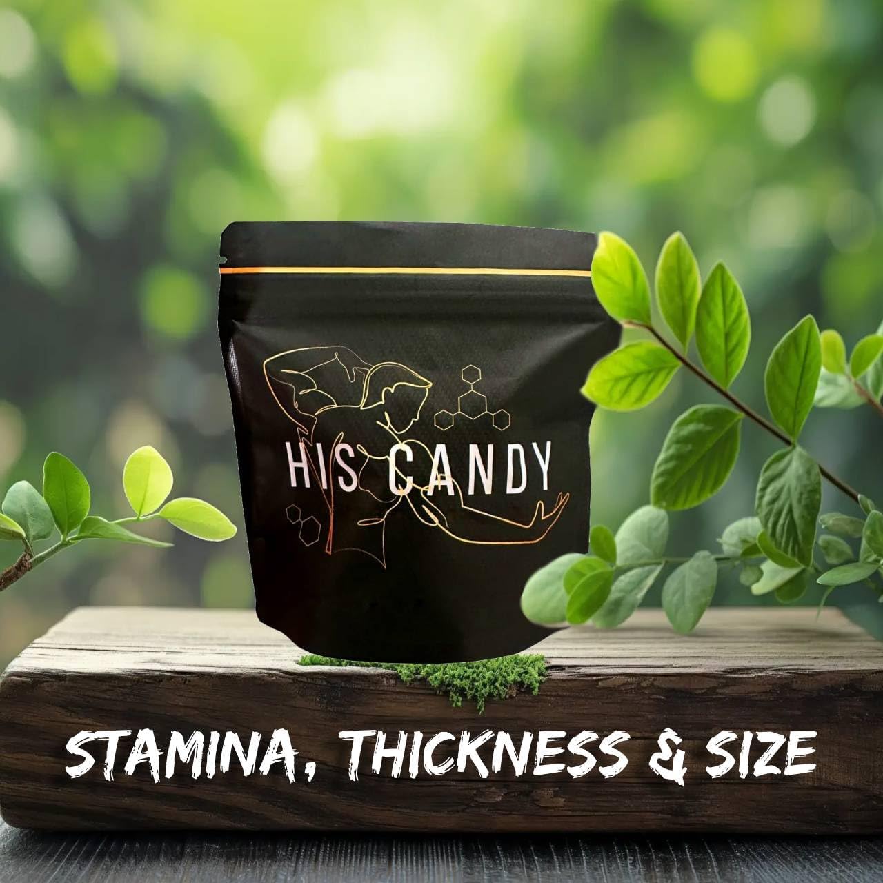 HIS CANDY Energy Boosting Candy | Natural Support for Vitality & Endurance | 5 Count