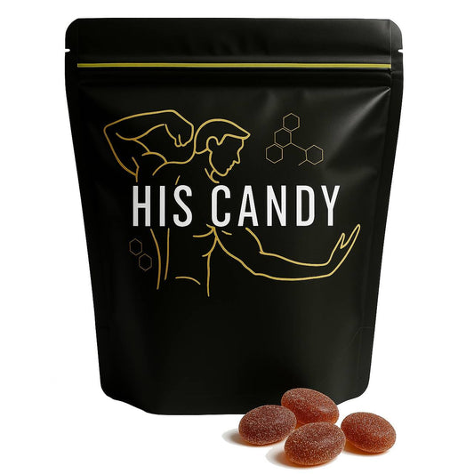 HIS CANDY Energy Boosting Candy Workout Aid for Maximizing Performance, Vitality and Endurance, Pack of 10 Lozenges