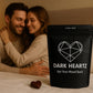 Dark Chocolate Hearts for Couples – Mood Support Chocolate Bar – Vegetarian & Gluten-Free Treat for Men(10 count)