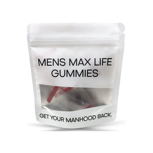 Mens Max Life Maximum Energy Gummies - Fast Acting Amplifier for Strength - Pack of 10